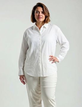 قميص نسائي طويل بقصة واسعة