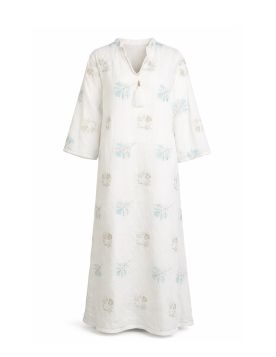 جلابية نسائية راقية بتطريزات نباتية