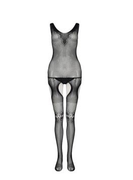 جمبسوت  نسائي شبكي بدون أكمام مغلق القدمين مع ثونج 