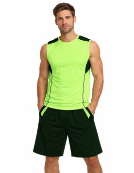 طقم رياضي رجالي خفيف ومرن للتدريبات المكثفة