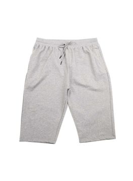 برمودا رجالية بلون سادة بخصر مطاطي ورباط اغلاق بجيوب 