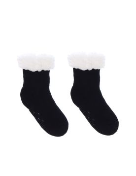 جوارب شتوية للأولاد ببطانة فرو دافئة