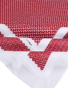 شماغ بروجيه الأصلي بنقوش هندسية كلاسيكية