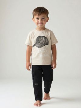 طقم ولادي كاجوال قطن