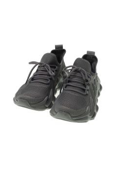 حذاء رياضي للرجال بتصمي بارز مع نعل بلاستيكي