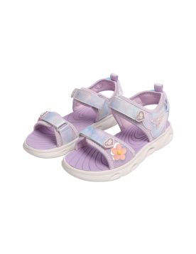 صندل بناتي بتصميم عصري مزين بالزهور