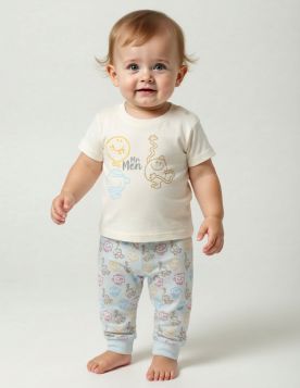 بيجاما ولادية قطنية مريحة