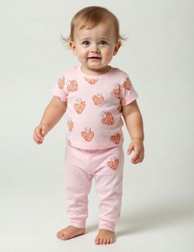 بيجاما بناتي صيفية بطبعات مبهجة