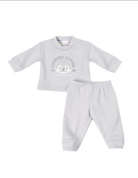 بجامة المواليد بطبعة سنجاب لطيفة 