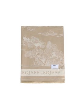 شال شتوي نسائي فاخر بنقشة مستوحاة من الطبيعة