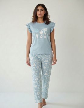 بيجاما نسائية صيفيّة بطبعات كرتونية