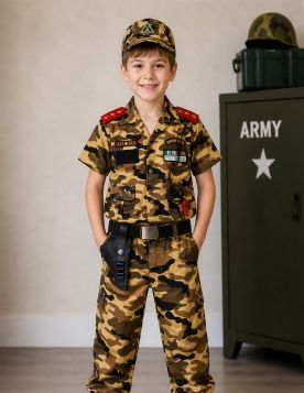 طقم بدلة عسكرية ولادية متكاملة