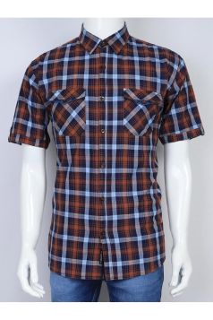Mens Coffee Color Shirt-NW1675