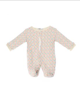 بربتوز أطفال قطني شتوي بنقوش زهرية 