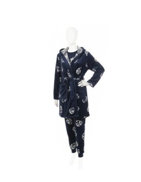 طقم بيجامة شتوية فاخر – 3 قطع