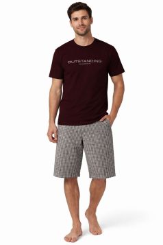 طقم ترنج رجالي صيفي أنيق قطعتين