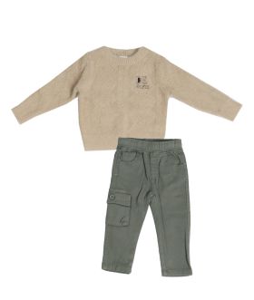 طقم ولادي شتوي مريح وعملي لإطلالة دافئة