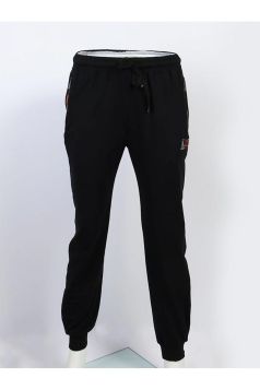 Mens Black-Grey-Joggers Pants-WM1527