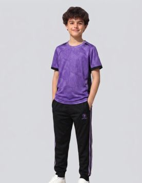 طقم ترنج ولادي مريح بأكمام قصيرة