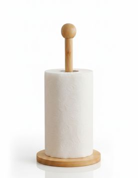 حامل مناديل مطبخ خشبي أنيق