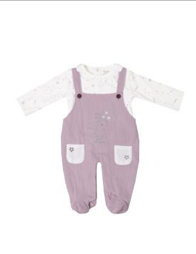 بربتوز شتوي بناتي دافئ بنقوش ناعمة قطن 100%